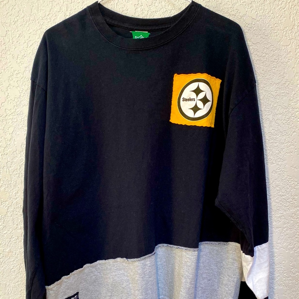 Pittsburgh Steelers Refried Apparel Black Sustainable Angel Shirt Men’s Size XL